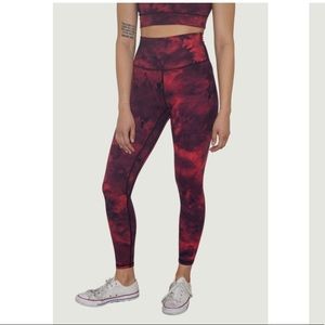 Dream Leggings- Tye Dye Warrior Red